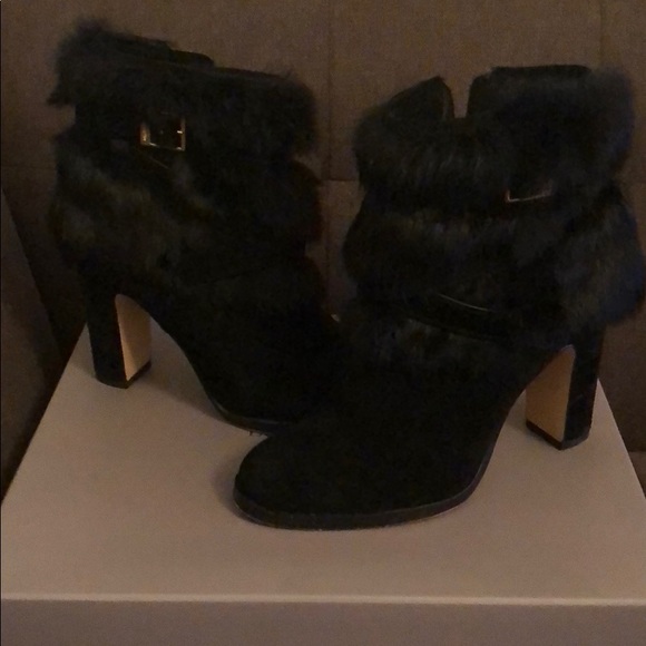 Yuma Rabbit Fur Harness Booties - Picture 6 of 8